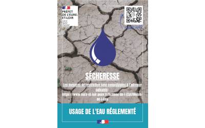 Sécheresse : restrictions d'eau