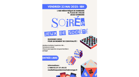 Soirée jeux de société à l'ABD