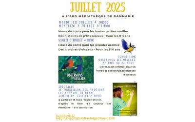 Programme de l'été 2025