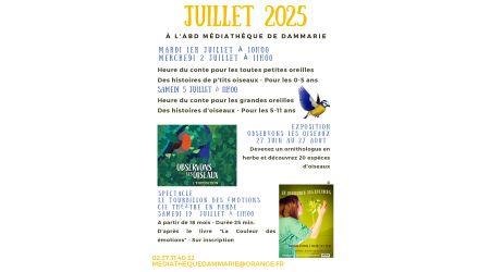 Programme de l'été 2025 