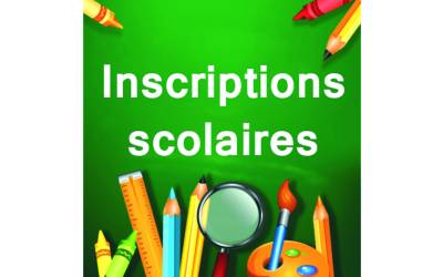 RAPPEL INSCRIPTIONS SCOLAIRES