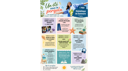 En juillet à la médiathèque